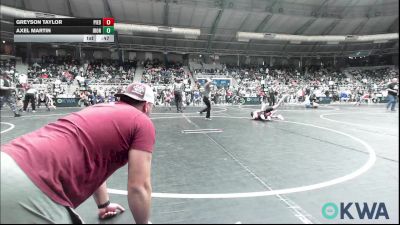 66 lbs Consi Of 8 #1 - Greyson Taylor, Piedmont vs Axel Martin, IRONMEN Wrestling Club
