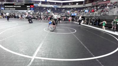 45.3-49 lbs 7th Place - RuthAnne Williams, Mountain Home Flyers vs Josie Briggs, East Kansas Eagles