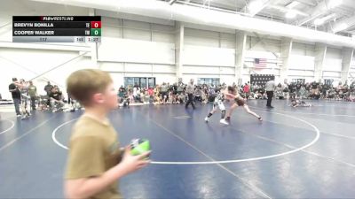 117 lbs Semis (4 Team) - Cooper Walker, Wyoming Gold vs Brevyn Bonilla, Colorado Extreme