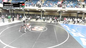 105 lbs Cons. Semi - Justice Girod, Unattached vs Angelina Nettey, Unattached