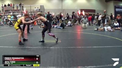 140 lbs Round 4 (6 Team) - Pierce Pennington, Mi Pitbulls vs Seth Toris, BadBass