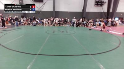 16U Boys FS - 94 lbs Champ. Round 1 - Adien Salindong, CA vs Maddox Anderson, ID