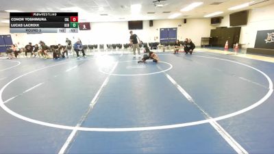 48-52 lbs Round 5 - Conor Yoshimura, Cal-Grapplers vs Lucas LaCroix, OCRTC