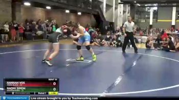 155 lbs Round 5 (6 Team) - Hannah Vos, Texas Black vs Naomi Simon, FEWTeamIowa
