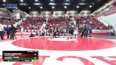 145 lbs Cons. Round 2 - Alyssa Rodriguez, Lubbock Cooper vs Marissa Chang, EISENHOWER