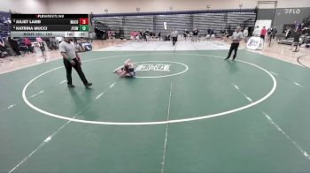 100 lbs Cons. Round 2 - Katrina Mucci, Jamestown vs Juliet Lamb, Madison County