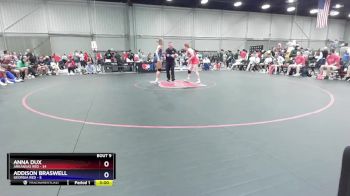 135 lbs Round 3 (8 Team) - Anna Dux, Arkansas Red vs Addison Braswell, Georgia Red