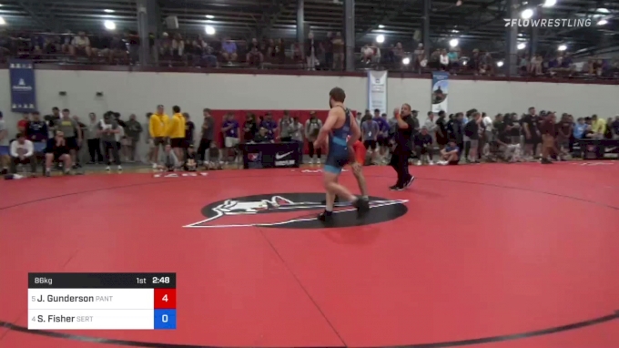 86 kg Quarterfinal - John Gunderson, Panther Wrestling Club RTC vs ...