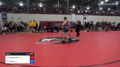 86 kg Quarterfinal - John Gunderson, Panther Wrestling Club RTC vs Samuel Fisher, SERTC- Virginia Tech