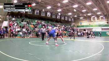215 lbs Quarterfinal - Chase White, Madison vs Parker Pratt, North Royalton High School