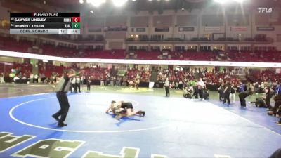 120 lbs Cons. Round 2 - Bennett Testin, Eagle vs Sawyer Lindley, Rocky Mountain