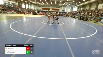 152 lbs Round 1 (3 Team) - Max Addiego, Seaford Sr High vs Jackson Bucci, Saugerties Sr HS