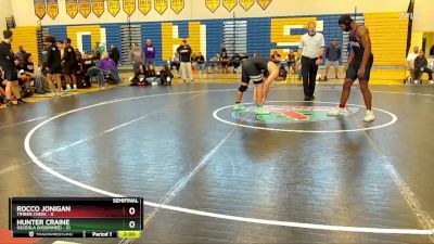 215 lbs Semifinals (8 Team) - Rocco Jonigan, Timber Creek vs Hunter Craine, Osceola (Kissimmee)