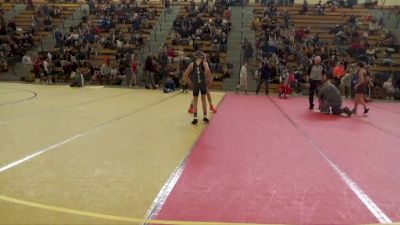 85 lbs Champ. Round 1 - Watson Nagel, Bison Wrestling Club vs Chael Johnson, New Ulm Rolling Thunder Wrestl