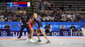 45 kg 1/4 Final - Juntao Luo, China vs Benyamin Khezli, Iran