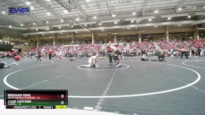 125 lbs Champ. Round 2 - Brigham King, South Central Punishers vs Cage Hatcher, Carroll