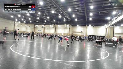 113 lbs Quarterfinal - Brandon Canaval, Eagle Wrestling Club-Duals vs Jackson Stouffer, Brandon