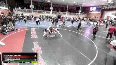 138 lbs Champ. Round 3 - Colm McLaimtaig, Priest River vs Terran Manson, Central Valley