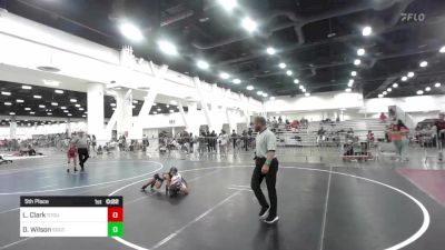 66 lbs 5th Place - Leo Clark, Stout Wr Acd vs Daniel Wilson, Southwest Stallions WC