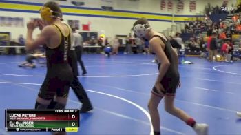 106 lbs Cons. Round 2 - Eli Ollinger, Vinton-Shellsburg vs Lucas Peters, West Delaware, Manchester