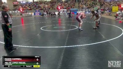 A 220 lbs Cons. Round 1 - Mason Campbell, Tennessee vs Melvis Lopez-Miguel, Greenbrier