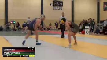 133 lbs Cons. Round 2 - Tyler Fleetwood, UW-Eau Claire vs Johnny Thai, Rochester-CTC