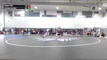 130 lbs Quarterfinal - Sidney Cox, Vian vs Avionah Mannie, Capital Hill