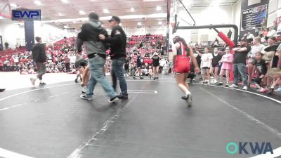 100 lbs Rr Rnd 2 - Judith Contreras, Ponca City LadyCat Wrestling vs Sicilie Lomeli, Oklahoma Mafia