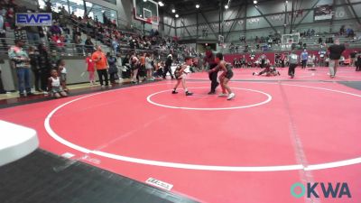 60 lbs Round Of 16 - Legend Bigheart, Sperry Wrestling Club vs Ronald Davis, Owasso Takedown Club