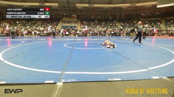 52 lbs Consi Of 8 #1 - Jack Sather, Minnesota Elite vs Griffyn Moyer, Del City Little League Wrestling