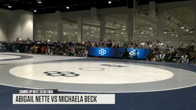 59 kg 1st Place Match - Abigail Nette, Army (WCAP) vs Michaela Beck, Titan Mercury Wrestling Club (TMWC)