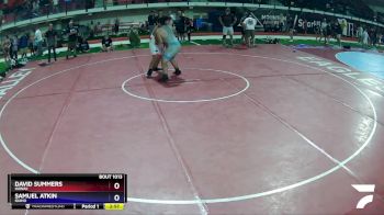 285 lbs Round 1 - David Summers, Hawaii vs Samuel Atkin, Idaho