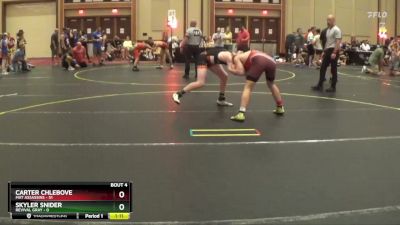 150 lbs Round 2 (6 Team) - Carter Chlebove, Mat Assassins vs Skyler Snider, Revival Gray