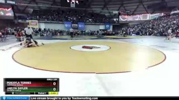 Champ. Round 2 - Jaelyn Sayler, Skyview (Girls) vs Makayla Torres, Toppenish (Girls)