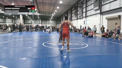 157 lbs Allday - Thomas Salinas, UNION PINES vs Vicente Granada, GREAT NECK WRESTLING CLUB