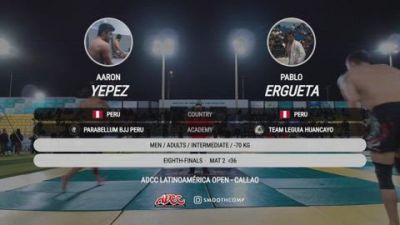 Pablo Ergueta vs Aaron Yepez 2026 ADCC Callao Open