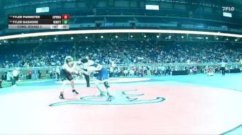 D2-157 lbs Cons. Round 3 - Tyler Bashore, DeWitt vs Tyler Parmeter, Cedar Springs