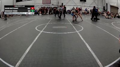 132 lbs Round 2 (6 Team) - Kavin Muyleart, Team Shutt Garnett Trained vs Brendan Tobin, Outsiders WC