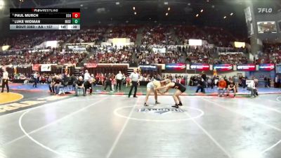 AA - 157 lbs 5th Place Match - Luke Widman, Missoula Sentinel vs Paul Murch, Billings Senior High School