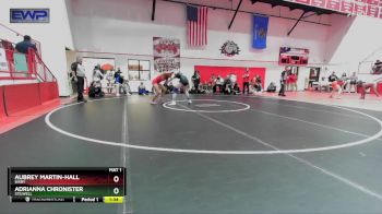 140 lbs 3rd Place Match - Adrianna Chronister, STILWELL vs Aubrey Martin-Hall, BIXBY