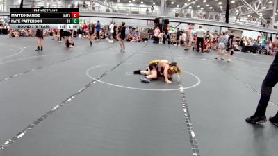 84 lbs Round 7 (8 Team) - Matteo Danise, Mat Assassins Grey vs Nate Patterson, Full Circle