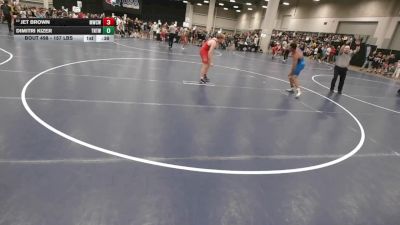 157 lbs Cons. Semis - Jet Brown, MO West Championship Wrestling Club vs Dimitri Kizer, Tough N Technical Wrestling Club (TNTWC)