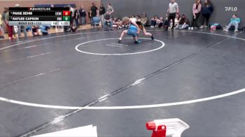 113 lbs Semifinal - Kaylee Capson, Bonneville Wrestling Club vs Paige Behm, East Idaho Elite Wrestling Club