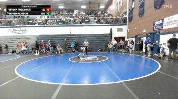 56 lbs Champ. Round 1 - Rustin Gordon, Preston Warriors Wrestling vs Brock Freemyer, Emmett Wrestling Club