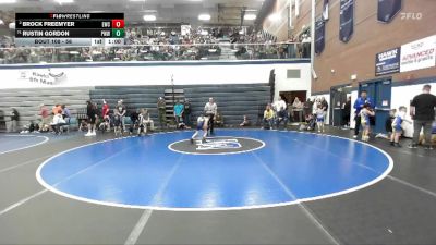 56 lbs Champ. Round 1 - Rustin Gordon, Preston Warriors Wrestling vs Brock Freemyer, Emmett Wrestling Club