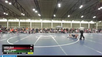 110 lbs Quarterfinals (8 Team) - Lucca Villa, Hammer Heads vs Becket Juarez, Team Renegade