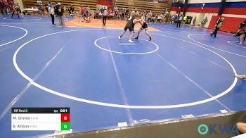 130-140 lbs Rr Rnd 3 - Mason Groves, R.A.W. vs Braxton Allison, Glenpool Youth Wrestling