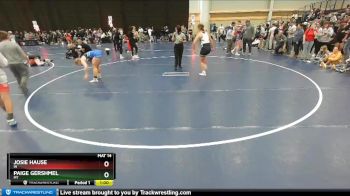 144 lbs Cons. Round 2 - Paige Gershmel, MT vs Josie Hause, IN
