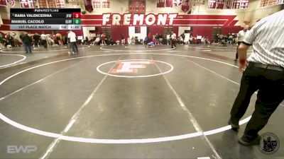 106 lbs 1st Place Match - Manuel Cacoilo, Gilroy vs Rama Valencerina, John F Kennedy -Fremont