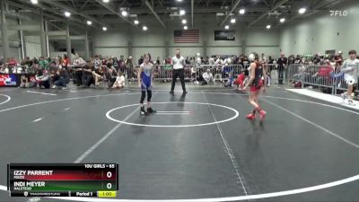 65 lbs Cons. Round 1 - Izzy Parrent, Maize vs Indi Meyer, Halstead